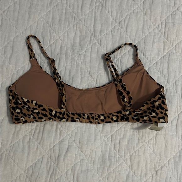 Aerie Leopard Print Bikini Top - Picture 4 of 4